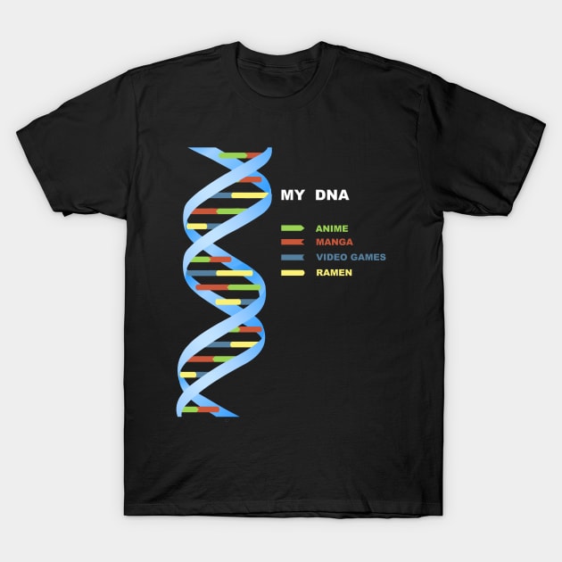 My DNA Otaku Anime Lover T-Shirt by ballhard